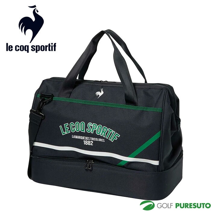 ルコックスポルティフ ゴルフ 二層式大開口 シューズ収納対応 ボストンバッグ LG6SBB00M ゴルフバッグ 2026年モデル le coq sportif GOLF