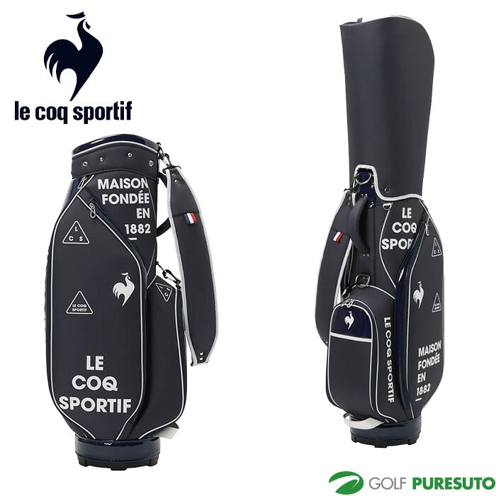 ルコックスポルティフ ゴルフ 8.5型 グラフィックデザイン 軽量 キャディバッグ LG6SCB01L ゴルフバッグ カートタイプ 2026年モデル le coq sportif GOLF