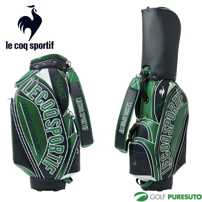 ルコックスポルティフ ゴルフ 9.5型 グラフィックデザイン 大口径 キャディバッグ LG6SCB02M ゴルフバッグ カートタイプ  2026年モデル le coq sportif GOLF