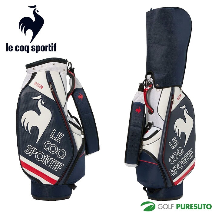 ルコックスポルティフ ゴルフ 9.0型 グラフィックデザイン 軽量 キャディバッグ LG6SCB04M ゴルフバッグ カートタイプ 2026年モデル le coq sportif GOLF