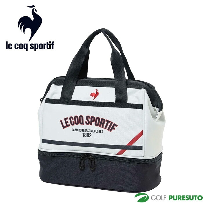 ルコックスポルティフ ゴルフ 二層式保冷 カートポーチ LG6STT40M ゴルフバッグ カートバッグ ラウンドバッグ 2026年モデル le coq sportif GOLF