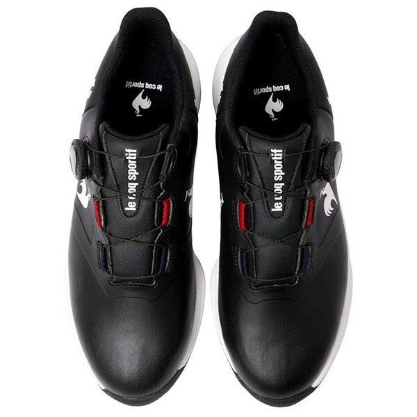 ルコックスポルティフ ゴルフ ゴルフシューズ パトゥール スパイク ダイヤル ダイヤル式 スパイク付き 3E相当 メンズ LG6SCS00M 2026年春夏モデル le coq sportif golf PARTOUR SPIKE DIAL 靴 25.0cm ブラック/ホワイト(BKWH)