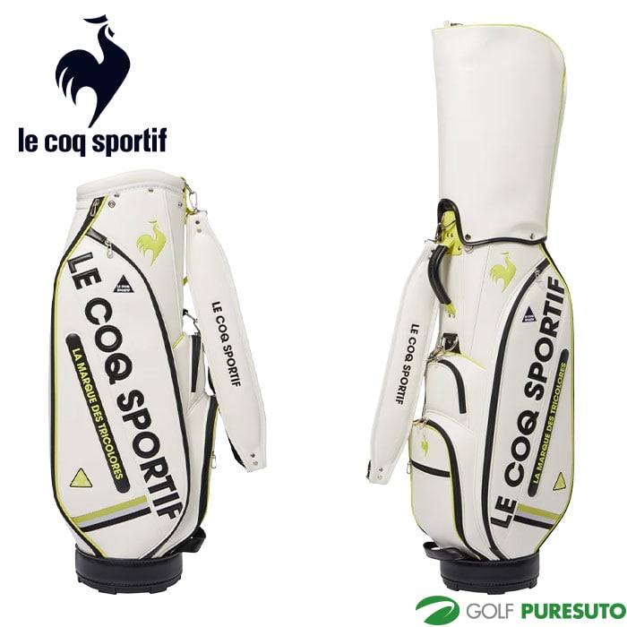 ルコックスポルティフ ゴルフ 8.5型 マットデザイン キャディバッグ LG5FCB02L ゴルフバッグ カートタイプ 2025年秋冬モデル le coq sportif GOLF