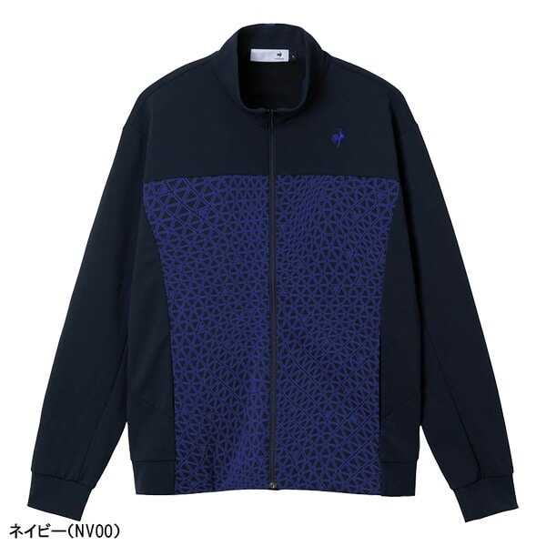 ルコックスポルティフ ゴルフ 長袖 フルジップ ハイブリッド ミドラー メンズ LG5FSW00M アウター ブルゾン ゴルフウェア 2025年秋冬モデル le coq sportif golf 秋冬ウェア 武井壮着用