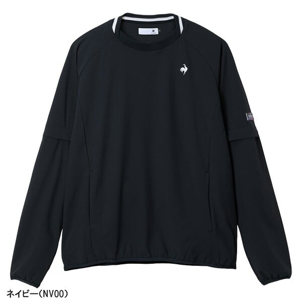 ルコックスポルティフ ゴルフ 長袖 プルオーバー 2WAYブルゾン メンズ LG5FWB03M アウター 袖着脱 半袖 ゴルフウェア 2025年秋冬モデル le coq sportif golf 秋冬ウェア