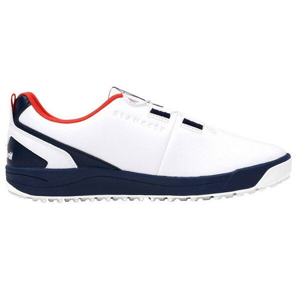 ルコックスポルティフ ゴルフ ゴルフシューズ ブランテ スパイクレス ダイヤル ダイヤル式 スパイクレスシューズ 3E相当 ユニセックス LG6SCS01U 2026年春夏モデル le coq sportif golf BLANCETE SPIKLESS DIAL 靴 メンズ レディース 24.5cm ネイビー/ホワイト(NVWH)