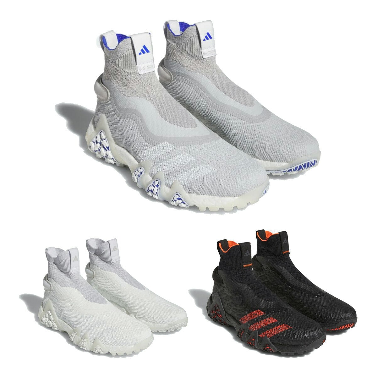 アディダスゴルフ ゴルフシューズ コードカオス レースレス スパイクレス メンズ LIJ23 H06478/IG5358/GV6907 2E相当 2023年秋冬モデル adidas CODECHAOS LACELESS GOLF 靴