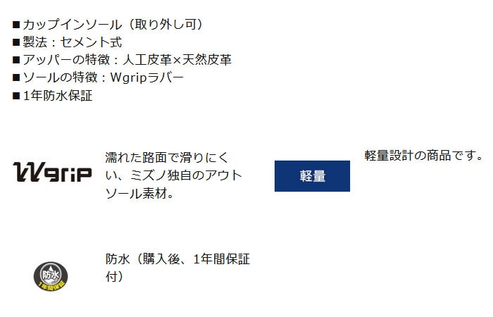 ミズノ ゴルフシューズ エムジーユー LE 51GM2280 メンズ スパイクレス シューズ 3E相当 25.5cm ホワイト(01)