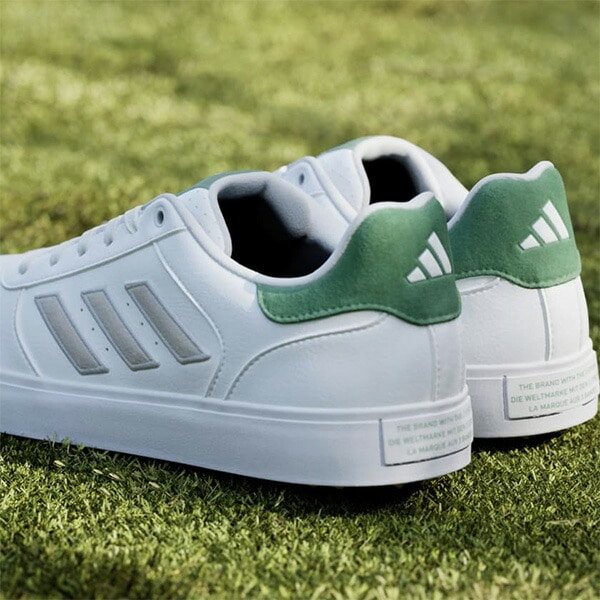 アディダス ゴルフシューズ レトロクロス 24 スパイクレスシューズ 2E相当 MCQ33 2024年秋冬モデル adidas golf 靴 ID8694/IG3277/IG3278/IG3279 紐タイプ シューレース メンズ レディース ユニセックス 小さいサイズ 22.0cm Cホワイト/Cホワイト…(IG3279)