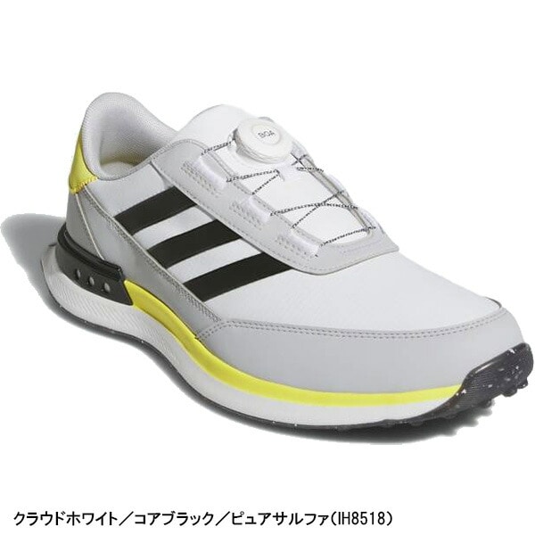 アディダス ゴルフ ゴルフシューズ S2G SL ボア 24 スパイクレスシューズ MDK92 3E相当 2025年春夏新色 adidas golf BOA 靴 IH8518/JI4033 ダイヤル式 24.5cm Cホワイト/…/ピュアサルファ(IH8518)
