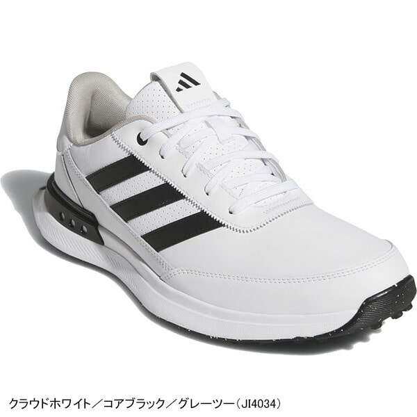 アディダス ゴルフ ゴルフシューズ S2G SL レザー 24 スパイクレスシューズ MDK95 2E相当 2025年春夏モデル 新色追加 adidas golf 靴 JI4035/JI4034/IH8523/IH8522 紐タイプ シューレース