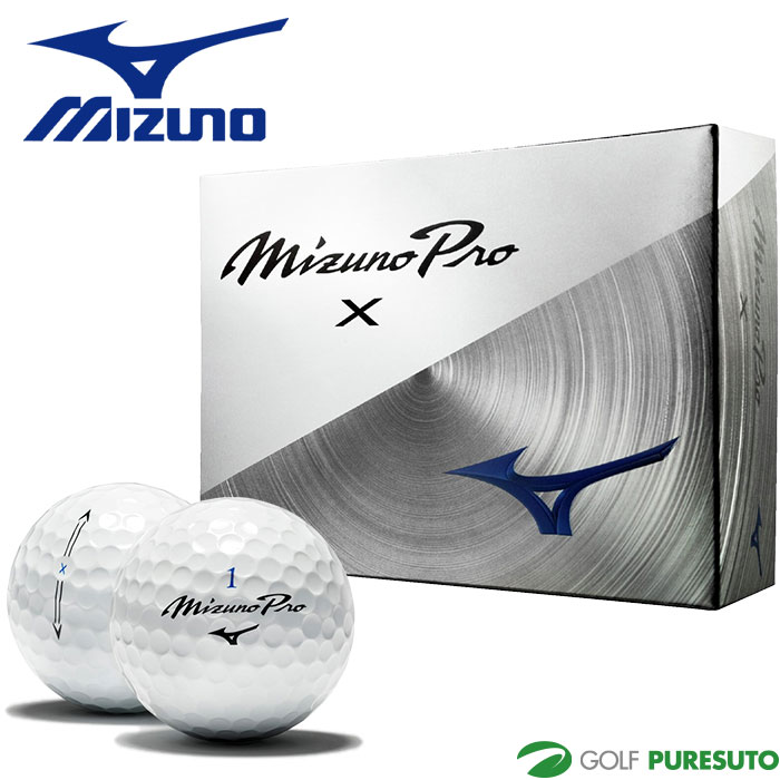 ミズノ ゴルフボール Mizuno Pro X ／ S 1ダース（12球） 2025年モデル Mizuno 日本正規品