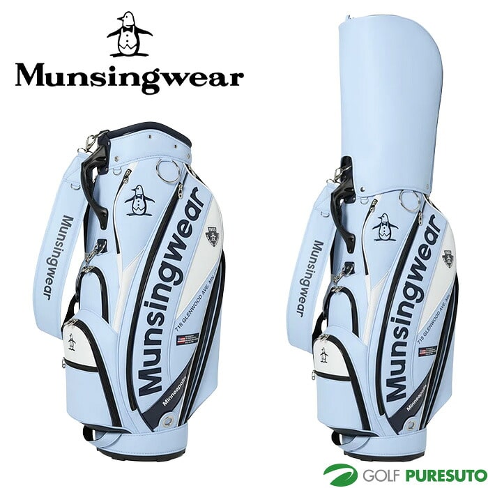マンシングウェア ゴルフ 9.5型 カート キャディバッグ アクティブロゴ MG6SCB00M ゴルフバッグ カートタイプ  2026年モデル MUNSINGWEAR GOLF