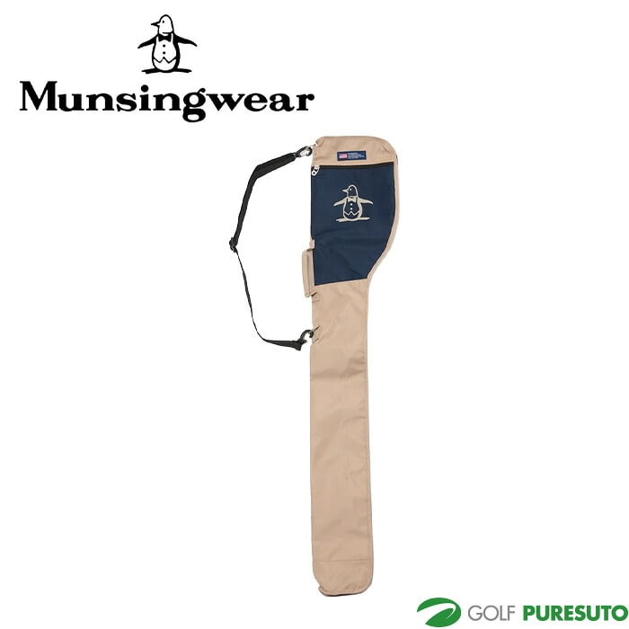 マンシングウェア ゴルフ ナイロンツイル パッカブル クラブケース MG6SCB90U ゴルフバッグ ゴルフクラブケース 2026年モデル MUNSINGWEAR GOLF