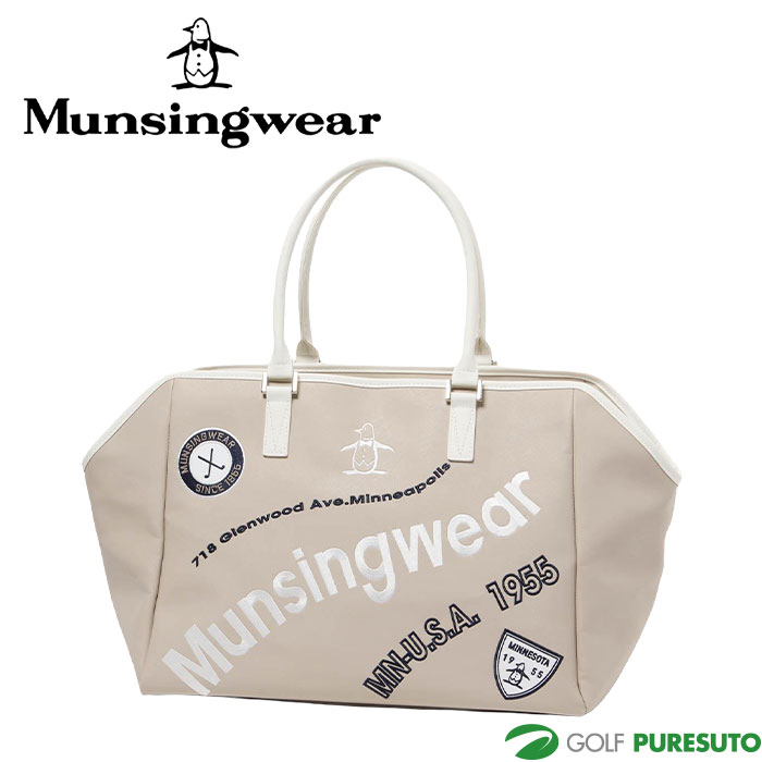 マンシングウェア ゴルフ カーブロゴ トートバッグ MG6STT02U ゴルフバッグ ロッカーバッグ 2026年モデル Munsingwear GOLF