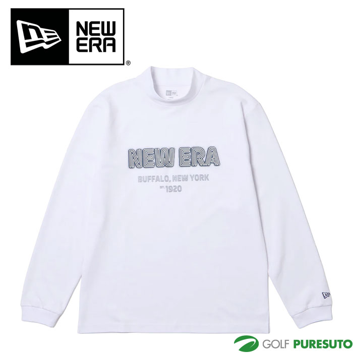 ニューエラ ゴルフ 長袖 ミッドネック パフォーマンス Tシャツ Neon Logo 14669859/14669860 ゴルフウェア トップス 2025年秋冬モデル NEWERA GOLF
