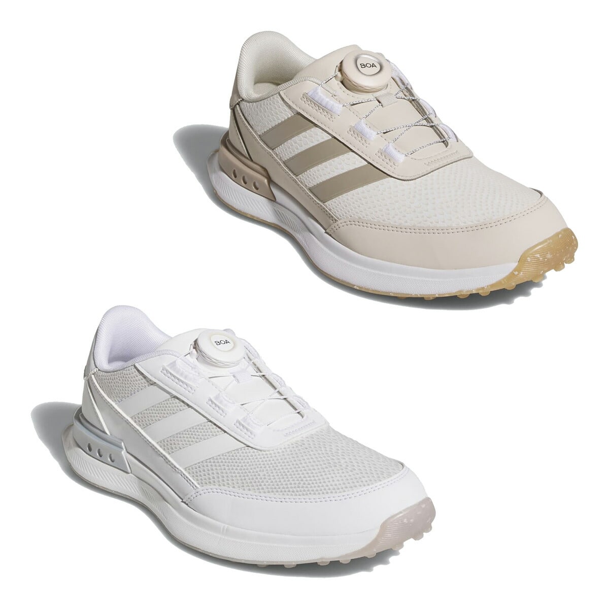 【レディース】アディダス ゴルフ ゴルフシューズ ウィメンズ S2G SL ボア 25 NKB78 IH5965/IH5966 2E相当 スパイクレスシューズ adidas golf 女性用 ダイヤル式 BOA 22.0cm アルミナ/Cメタリック…(IH5966)