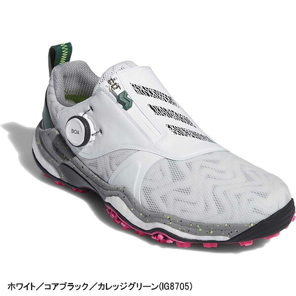 アディダス ゴルフ ゴルフシューズ コードカオス 25 ボア NKZ93 スパイクレスシューズ 2E相当 2024年モデル adidas golf 靴 IG8705/ID8605/IG8703/IH5171/IG8706/IG8704/IH8444/IH8443 CODECHAOS 25 BOA ダイヤル式 大きいサイズ