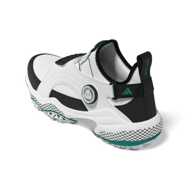 アディダス ゴルフ ゴルフシューズ コードカオス 25 ミッド ボア スパイクレスシューズ NQX22 JP5187/JP5185/JP5186/JQ7717/JR8239/JQ7718 2E相当 2025年秋冬モデル adidas golf 靴 ダイヤル式 CODECHAOS 25 MID BOA 小さいサイズ 女性用 23.0cm ホワイト/Cブラック…(JP5187)