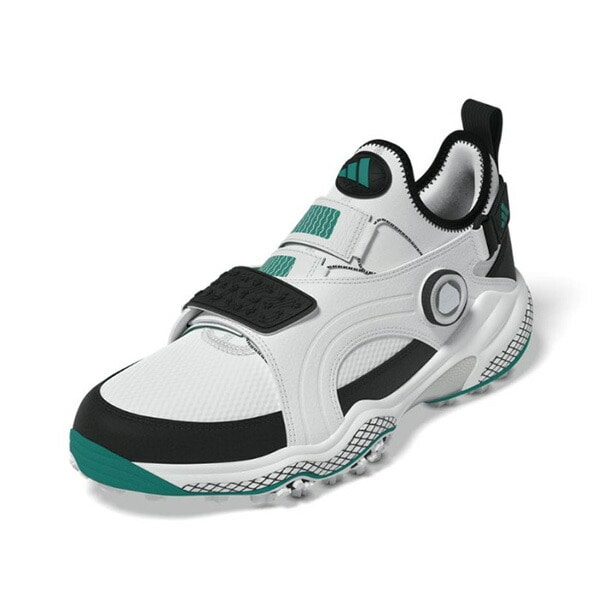 アディダス ゴルフ ゴルフシューズ コードカオス 25 ミッド ボア スパイクレスシューズ NQX22 JP5187/JP5185/JP5186/JQ7717/JR8239/JQ7718 2E相当 2025年秋冬モデル adidas golf 靴 ダイヤル式 CODECHAOS 25 MID BOA 小さいサイズ 女性用 23.0cm ホワイト/Cブラック…(JP5187)