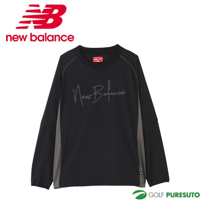 ニューバランス ゴルフ 袖脱着 クルーネック スニード ジャケット 012-5221001 ゴルフウェア トップス 2025年秋冬モデル Newbalance GOLF
