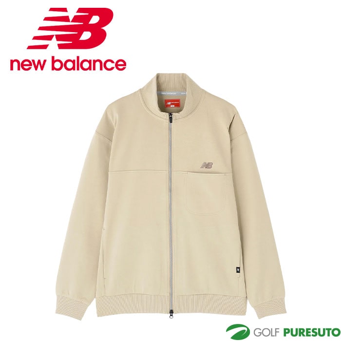 ニューバランス ゴルフ スウェット フルジップ スタンドネック プルオーバー 012-5262002 ゴルフウェア トップス 2025年秋冬モデル Newbalance GOLF