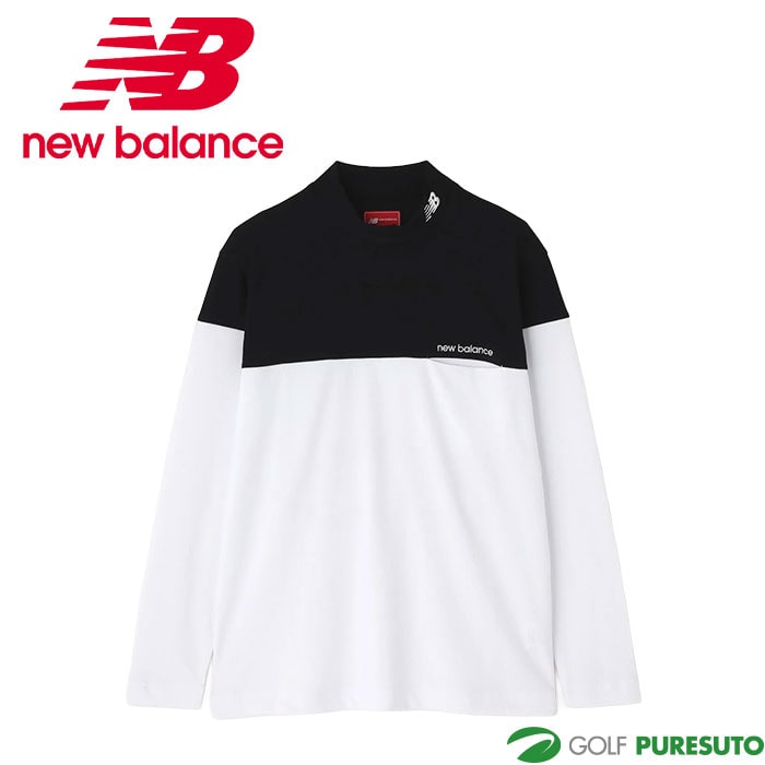 ニューバランス ゴルフ UV ストレッチ 長袖 モックネック プルオーバー012-5267001 ゴルフウェア トップス 2025年秋冬モデル Newbalance GOLF