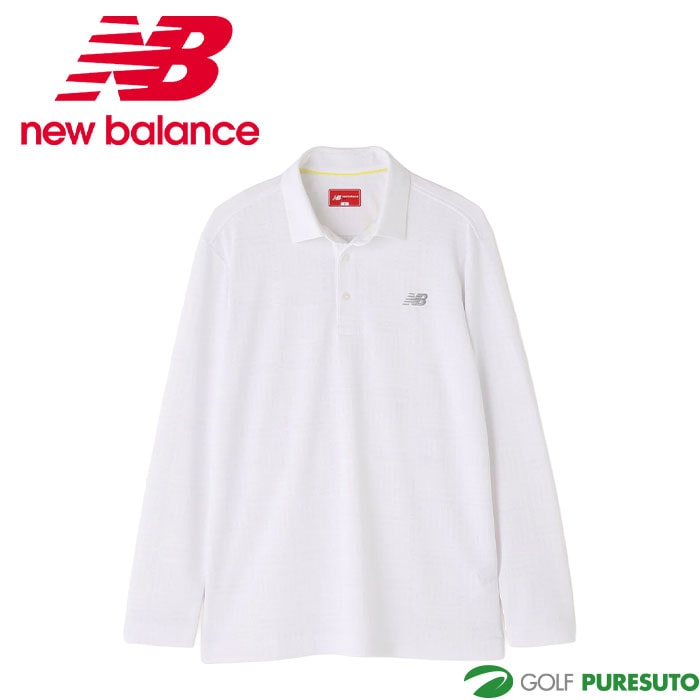 ニューバランス ゴルフ ロゴグレンチェック柄 ストレッチ 長袖 カラーシャツ 012-5269002 ゴルフウェア トップス 2025年秋冬モデル Newbalance GOLF