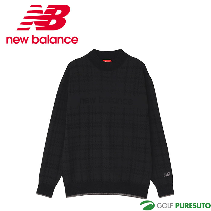 ニューバランス ゴルフ 長袖 モックネック プルオーバー012-5270007 ゴルフウェア トップス 2025年秋冬モデル Newbalance GOLF