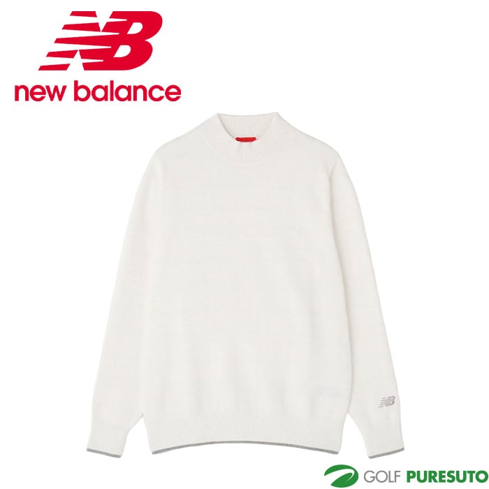 ニューバランス ゴルフ 長袖 モックネック プルオーバー012-5270007 ゴルフウェア トップス 2025年秋冬モデル Newbalance GOLF