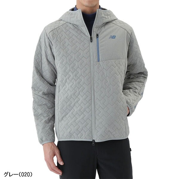 ニューバランス ゴルフ 長袖 フルジップ 中綿 フーディー メンズ 012-5220006 2025年秋冬モデル New Balance Golf 秋冬ウェア アウター ジャケット ブルゾン パーカー ゴルフウェア