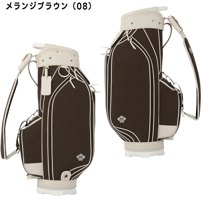 オロビアンコ ゴルフ 9.0型 MELANGE COLLECTION キャディバッグ OG-CB5 83471 ゴルフバッグ カートタイプ 2025年秋冬モデル Orobianco GOLF - メランジブラウン(08)