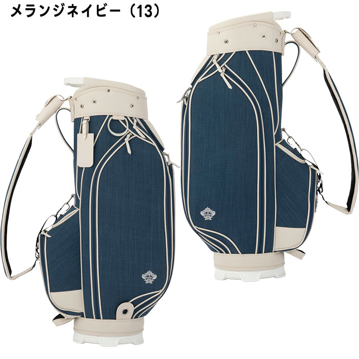 オロビアンコ ゴルフ 9.0型 MELANGE COLLECTION キャディバッグ OG-CB5 83471 ゴルフバッグ カートタイプ 2025年秋冬モデル Orobianco GOLF - メランジブラウン(08)