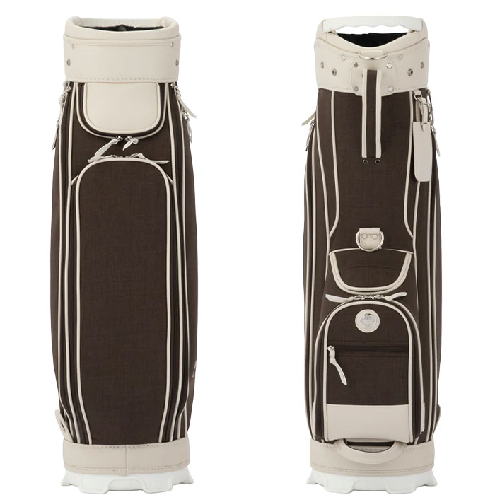 オロビアンコ ゴルフ 9.0型 MELANGE COLLECTION キャディバッグ OG-CB5 83471 ゴルフバッグ カートタイプ 2025年秋冬モデル Orobianco GOLF - メランジブラウン(08)
