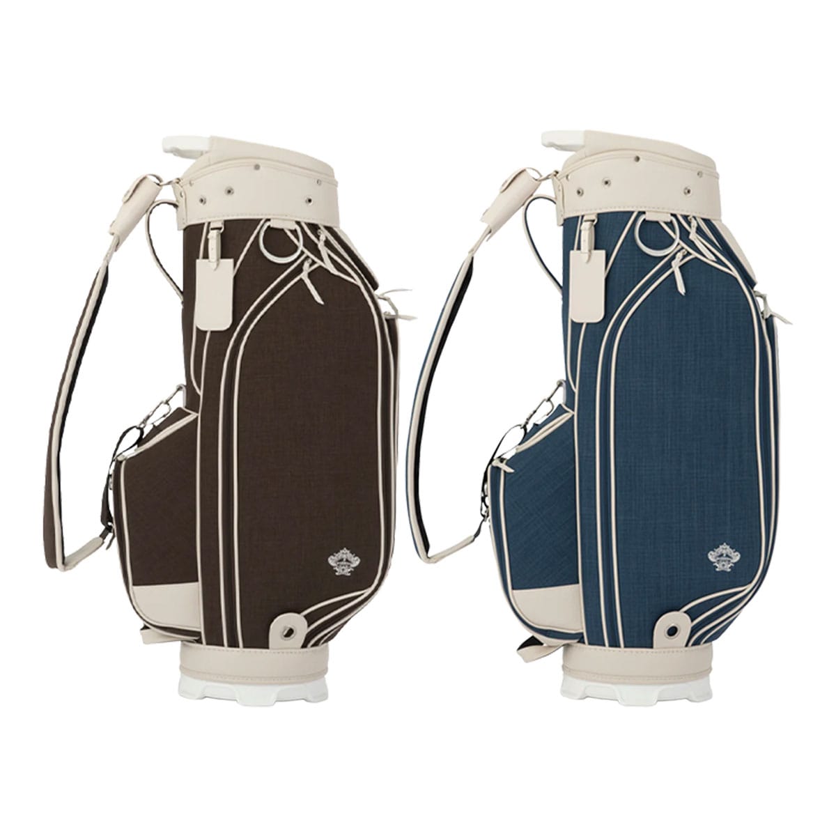 オロビアンコ ゴルフ 9.0型 MELANGE COLLECTION キャディバッグ OG-CB5 83471 ゴルフバッグ カートタイプ 2025年秋冬モデル Orobianco GOLF - メランジブラウン(08)