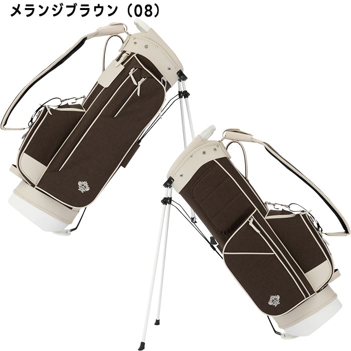 オロビアンコ ゴルフ 9.0型 MELANGE COLLECTION キャディバッグ OG-CB5 83472 ゴルフバッグ スタンドタイプ 2025年秋冬モデル Orobianco GOLF - メランジブラウン(08)