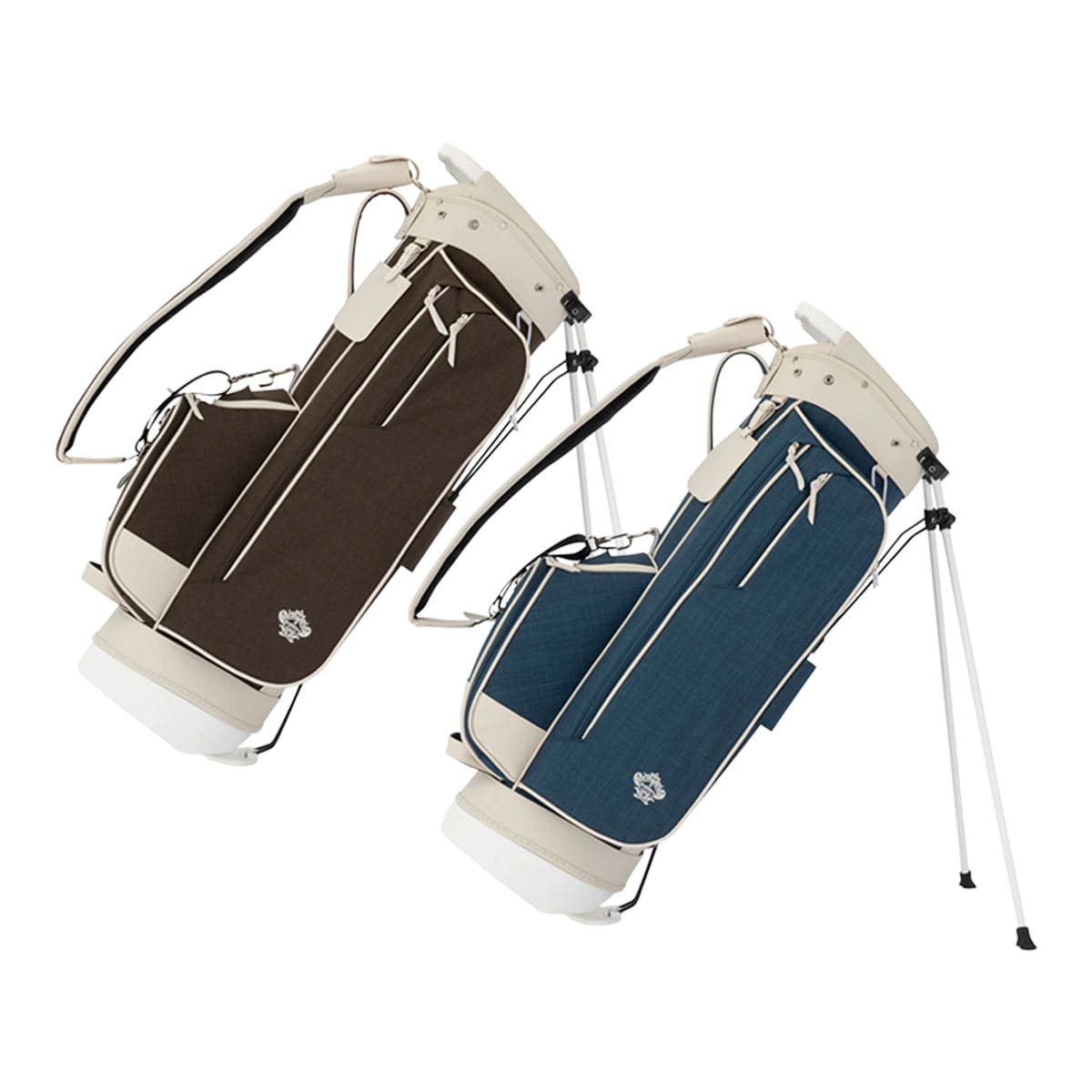 オロビアンコ ゴルフ 9.0型 MELANGE COLLECTION キャディバッグ OG-CB5 83472 ゴルフバッグ スタンドタイプ 2025年秋冬モデル Orobianco GOLF - メランジブラウン(08)