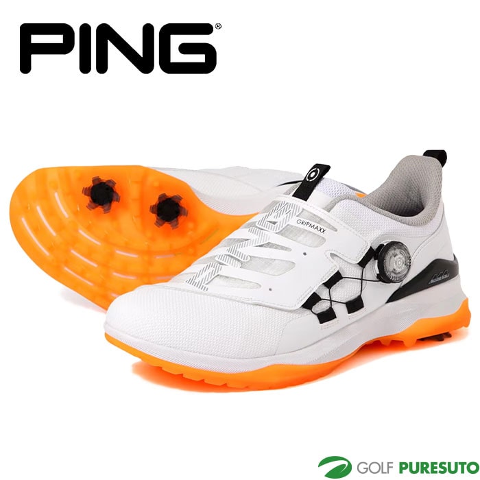 ピン ゴルフ フラッグシップモデルブレードソールスパイク 621-4192501 ゴルフシューズ スパイク 2024年春夏モデル PING ダイヤル式