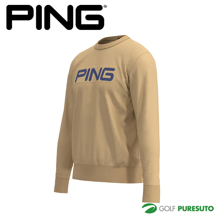 ピン ゴルフ 10カラー クルーネック ニット プルオーバー 621-5270903 ゴルフウェア トップス 2025年秋冬モデル PING GOLF