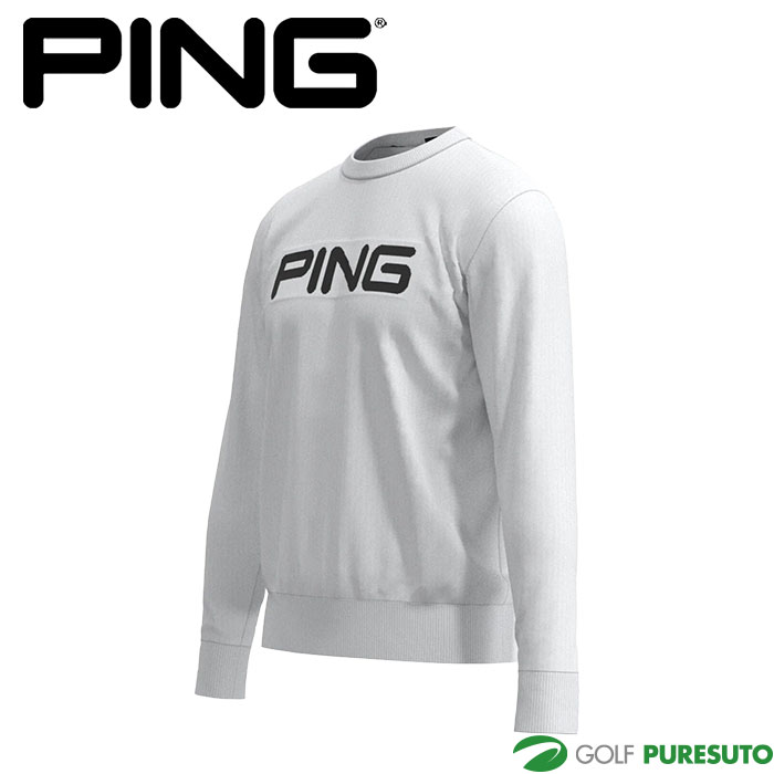 ピン ゴルフ 10カラー クルーネック ニット プルオーバー 621-5270903 ゴルフウェア トップス 2025年秋冬モデル PING GOLF