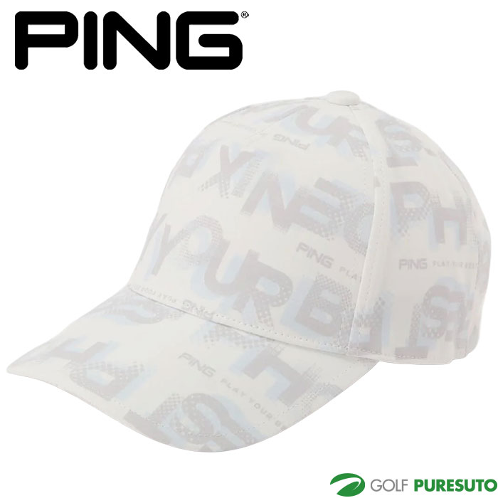 ピン ゴルフ PHOENIX BREEZE 総柄プリント キャップ 621-5287801 ゴルフウェア 帽子 2025年秋冬モデル PING GOLF