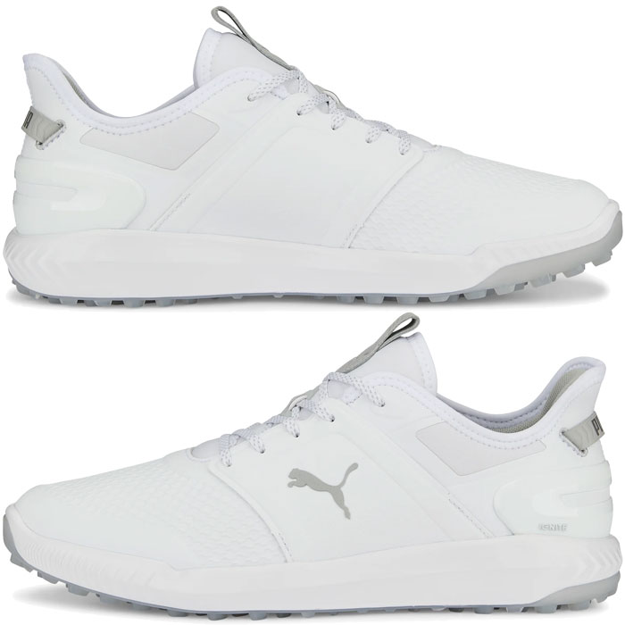 プーマ ゴルフシューズ イグナイト エレベート ラバーソール スパイクレス シューズ 376077 3E相当 25.0cm PWH/PSV(01)