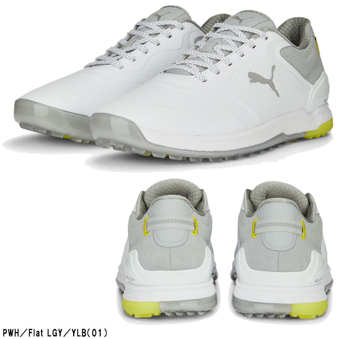 プーマ ゴルフシューズ プロアダプト アルファキャット 2.0 ラバーソール スパイクレス シューズ 377525 25.5cm Flat LGY/QSHADE(04)