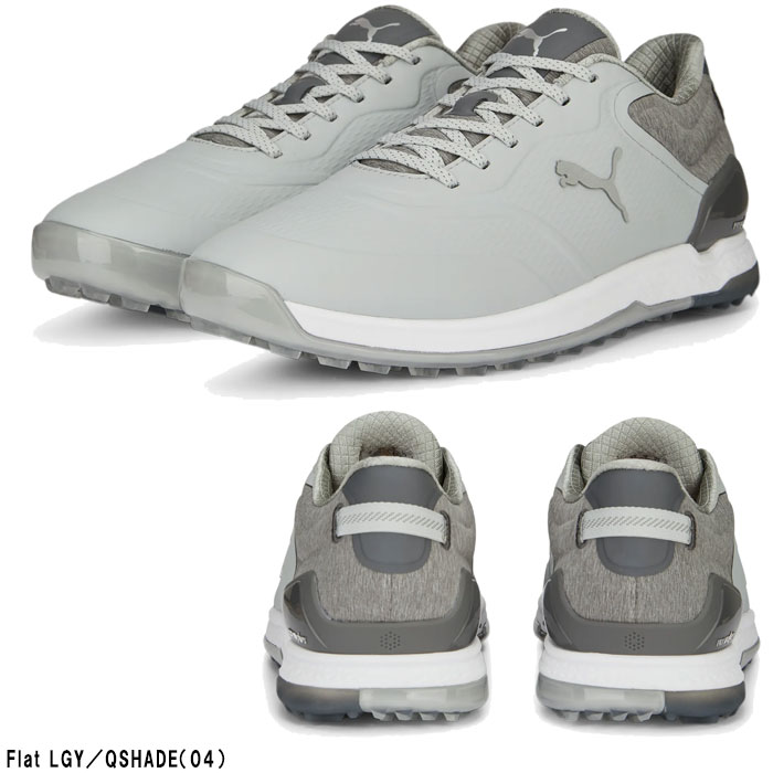 プーマ ゴルフシューズ プロアダプト アルファキャット 2.0 ラバーソール スパイクレス シューズ 377525 25.5cm Flat LGY/QSHADE(04)