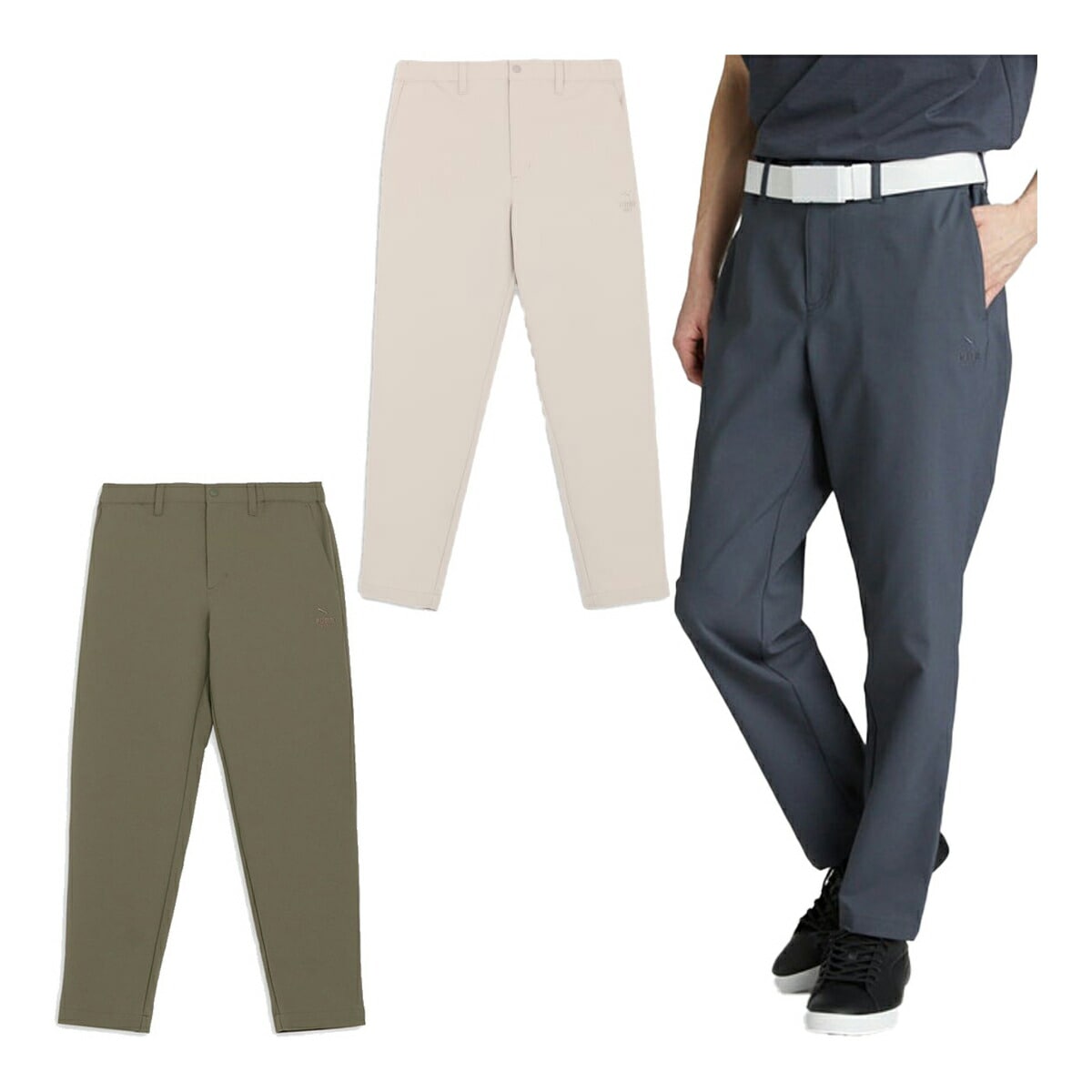 プーマ ゴルフ ロングパンツ FOG リラックス ストレッチ パンツ メンズ 633302 ボトムス ゴルフウェア 春夏モデル PUMA GOLF Mサイズ ストロンググレー(01)