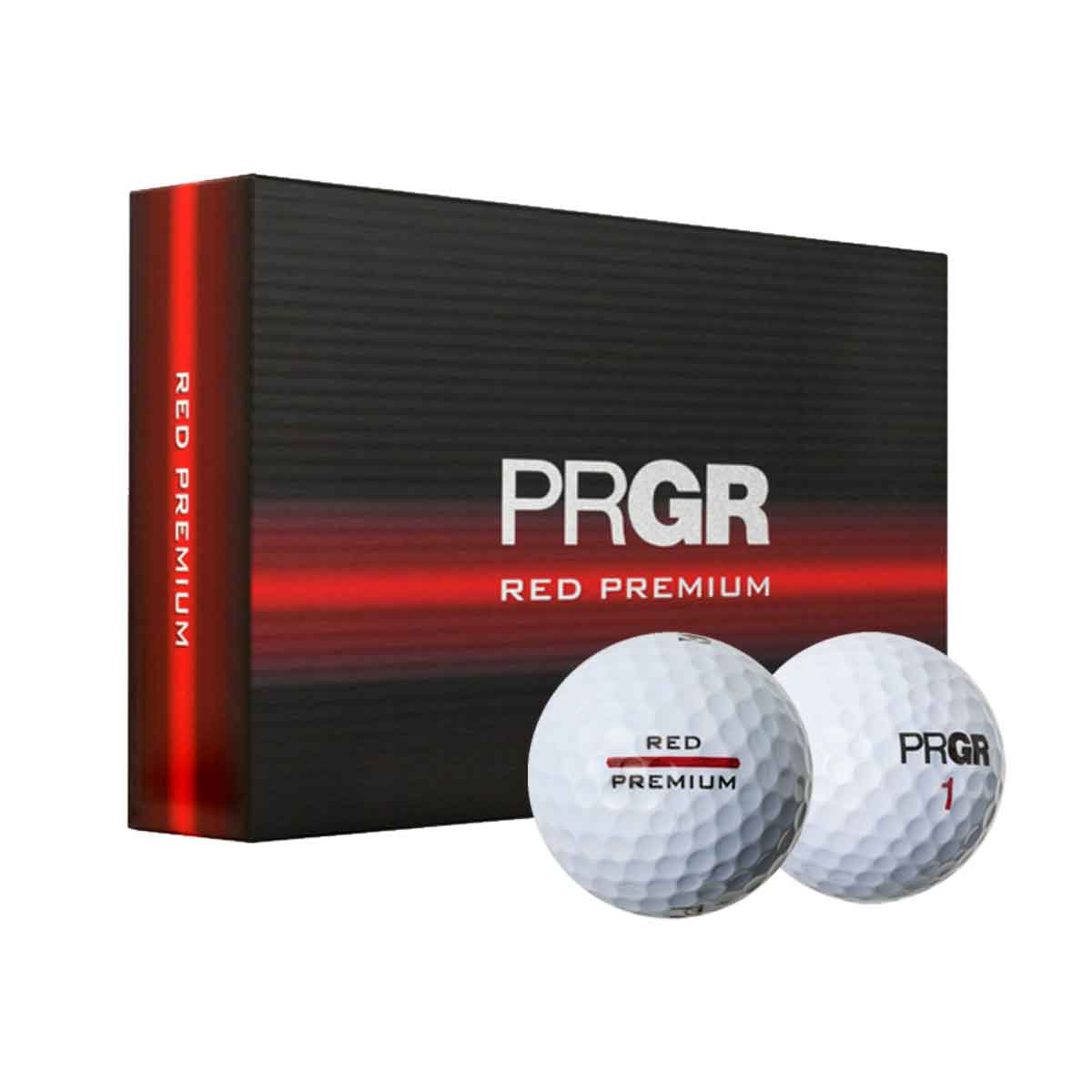 プロギア PRGR ゴルフボール RED PREMIUM レッドプレミアム 1ダース（12球入）