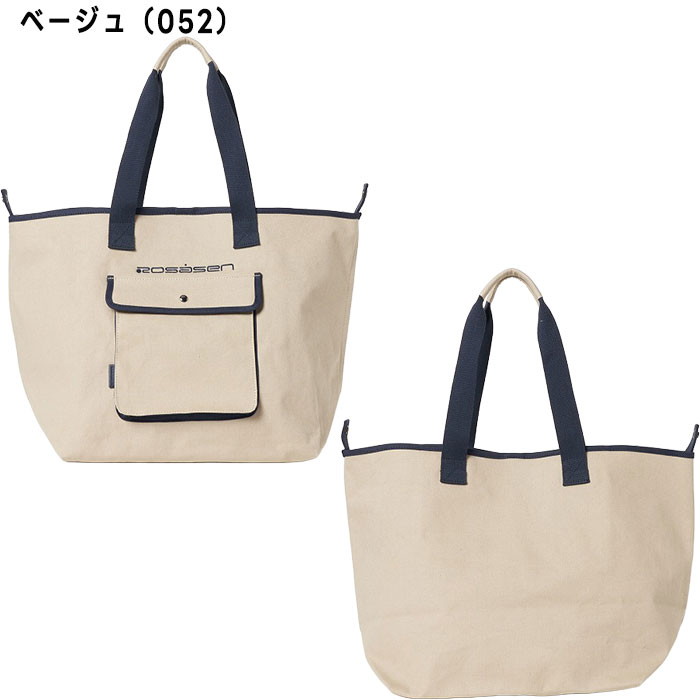 ロサーセン ゴルフ キャンバス 2WAY トートバッグ 046-84801 ゴルフバッグ ロッカーバッグ 2025年秋冬モデル Rosasen GOLF - ベージュ(052)