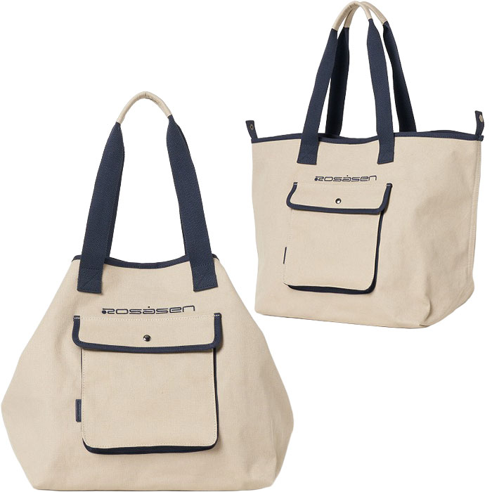 ロサーセン ゴルフ キャンバス 2WAY トートバッグ 046-84801 ゴルフバッグ ロッカーバッグ 2025年秋冬モデル Rosasen GOLF - ベージュ(052)