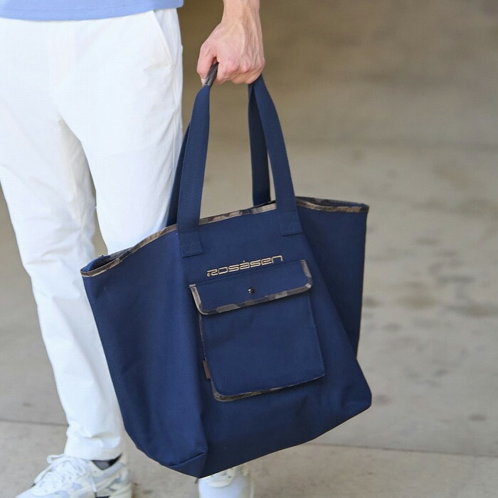 ロサーセン ゴルフ キャンバス 2WAY トートバッグ 046-84801 ゴルフバッグ ロッカーバッグ 2025年秋冬モデル Rosasen GOLF - ベージュ(052)