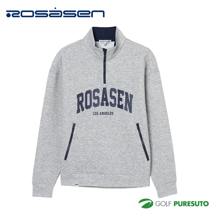 ロサーセン ゴルフ A-Line 膨れジャカード プルオーバー 047-34811 ゴルフウェア トップス 2025年秋冬モデル Rosasen GOLF